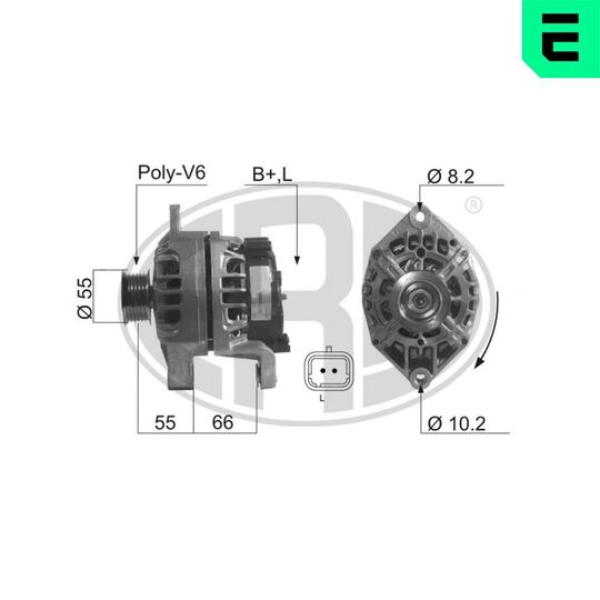 210223A - Alternator 