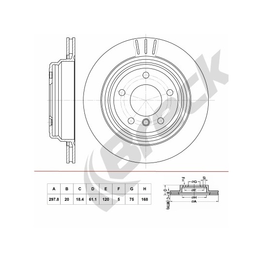 BR 400 VA100 - Brake Disc 