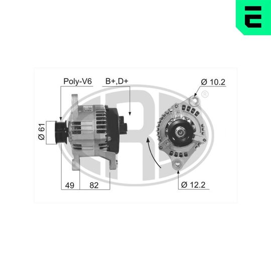 210215A - Alternator 