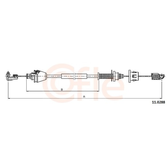 92.11.0288 - Accelerator Cable 