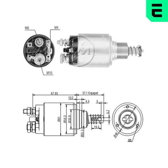 ZM640 - Magnetlülitus, starter 