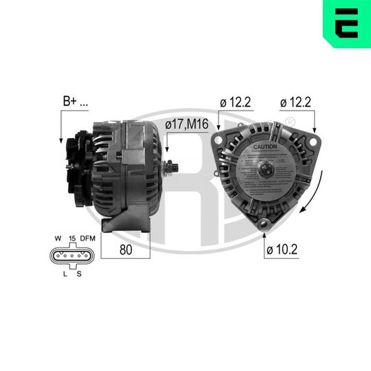 210673A - Alternator 