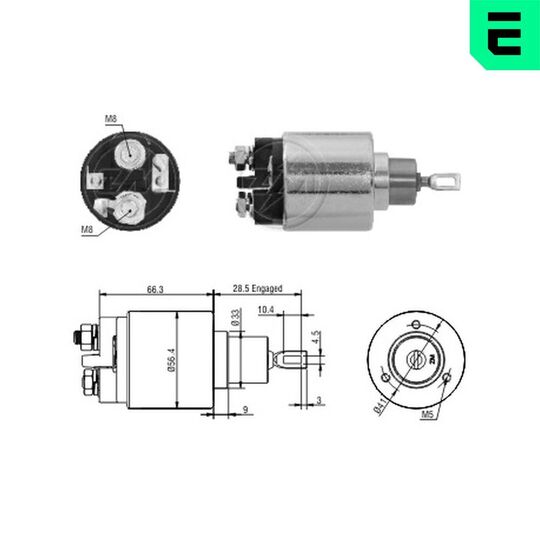 ZM4773 - Solenoid Switch, starter 