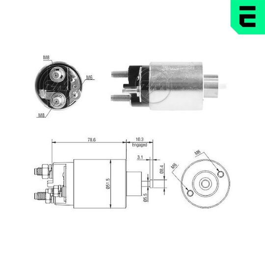 ZM3795 - Magnetlülitus, starter 