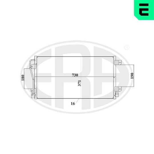 667237 - Condenser, air conditioning 