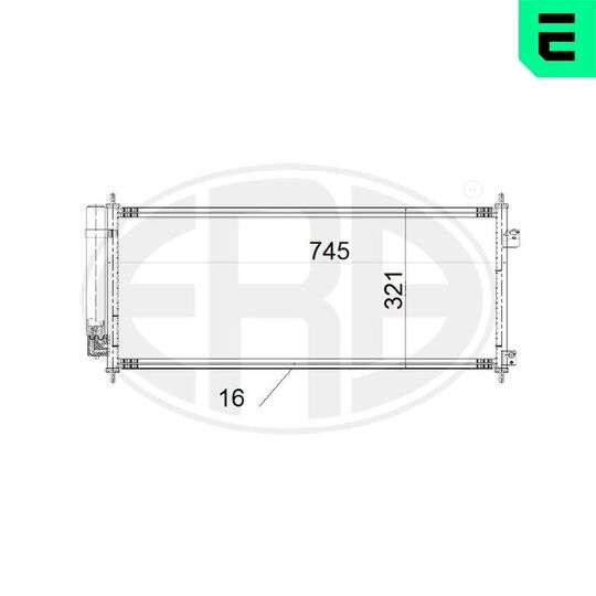 667199 - Condenser, air conditioning 