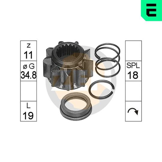 ZN9426 - Hammastrummel,starter 