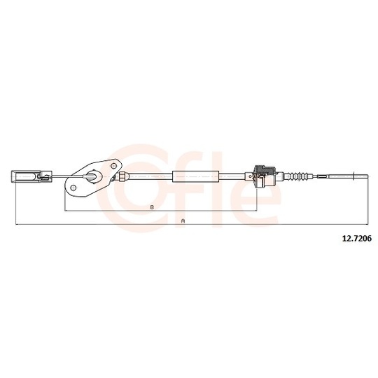 92.12.7206 - Clutch Cable 