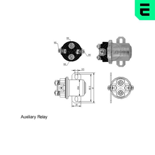 ZM4408 - Solenoid, startmotor 