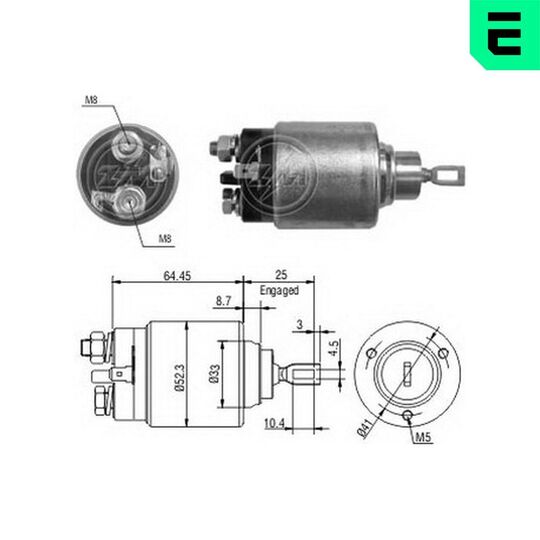 ZM373 - Solenoid Switch, starter 