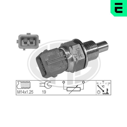 330709 - Sensor, kylmedietemperatur 