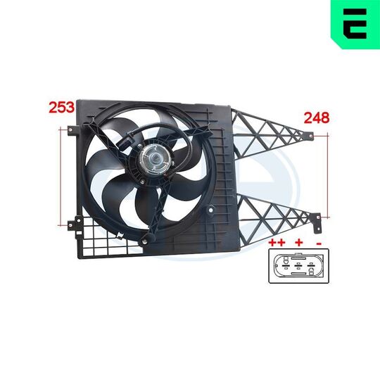 352046 - Fan, radiator 