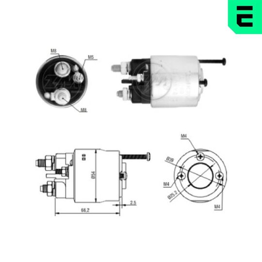 ZM2496 - Solenoid Switch, starter 