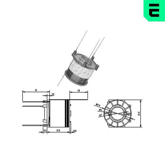 ZM441993 - Solenoid, startmotor 