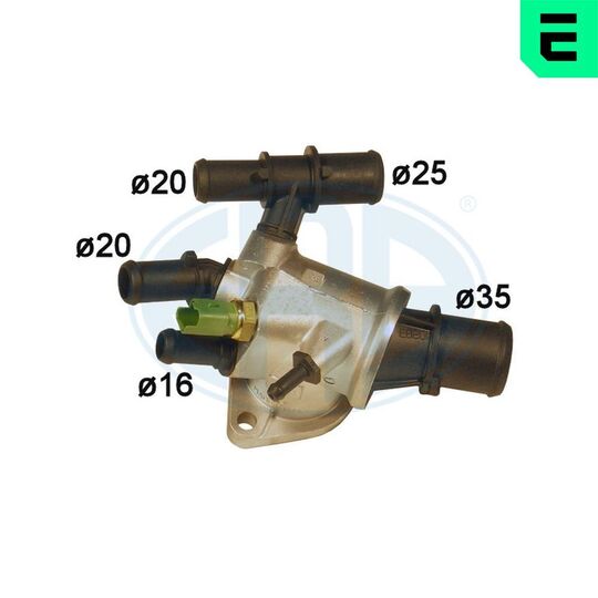 350017 - Thermostat, coolant 