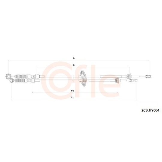 92.2CB.HY004 - Cable, manual transmission 