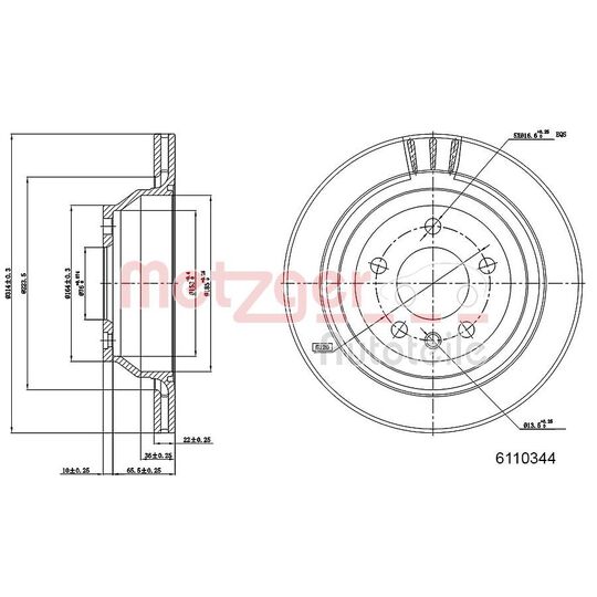 6110344 - Brake Disc 