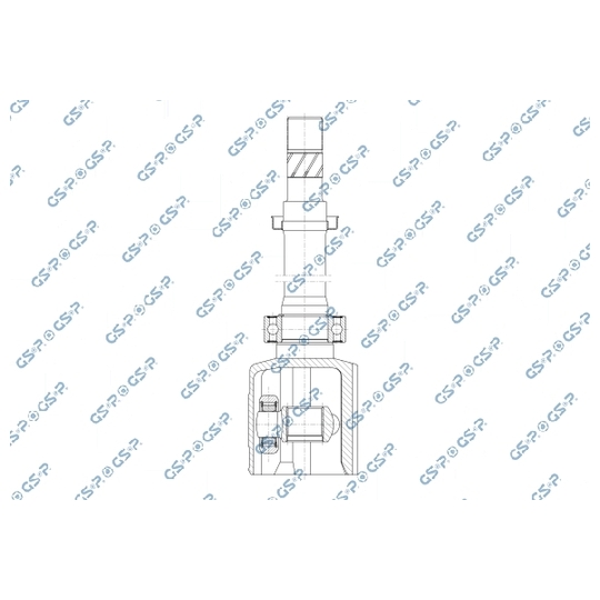 650138 - Ledsats, drivaxel 