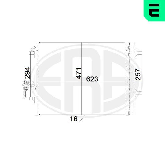 667203 - Condenser, air conditioning 