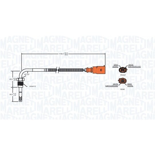 172000041010 - Sensor, avgastemperatur 