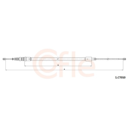 92.1.CT010 - Cable, parking brake 