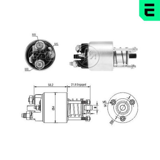 ZM2397 - Solenoid Switch, starter 