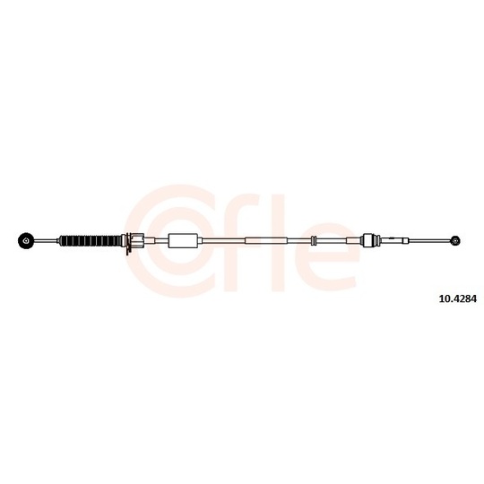 92.10.4284 - Cable, manual transmission 