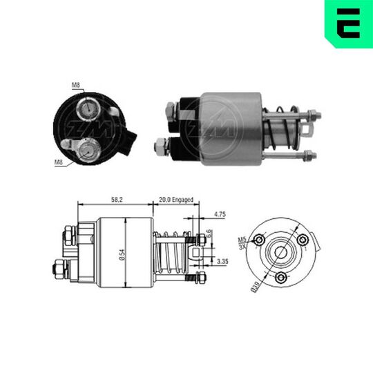 ZM1397 - Solenoid Switch, starter 