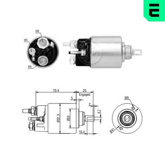 ZM6271 - Magnetlülitus, starter 