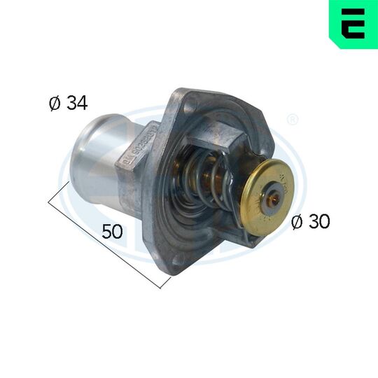 350208A - Thermostat, coolant 