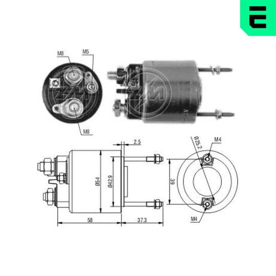 ZM596 - Magnetlülitus, starter 