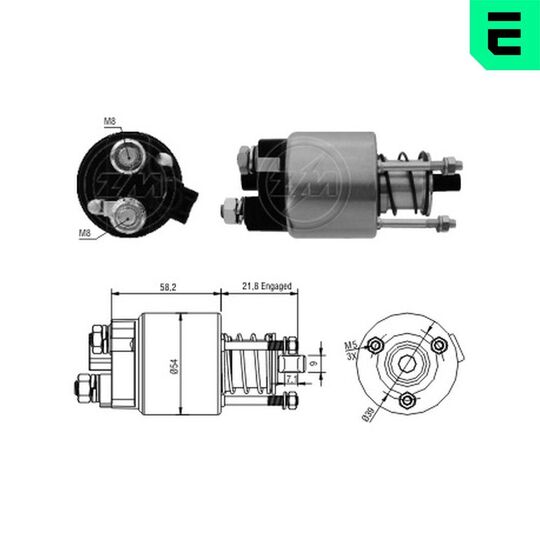 ZM397 - Magnetlülitus, starter 