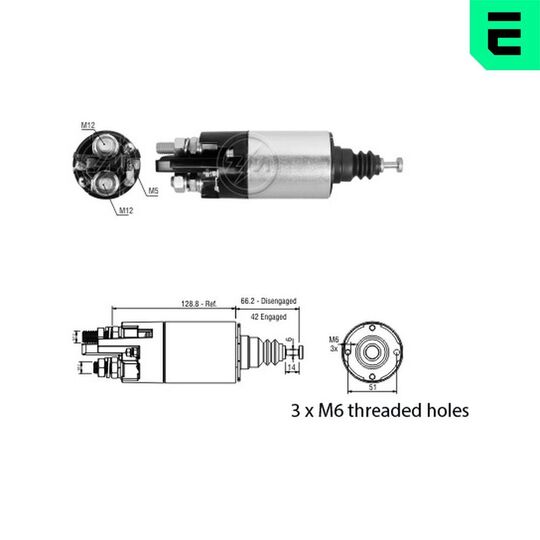 ZM842 - Magnetlülitus, starter 