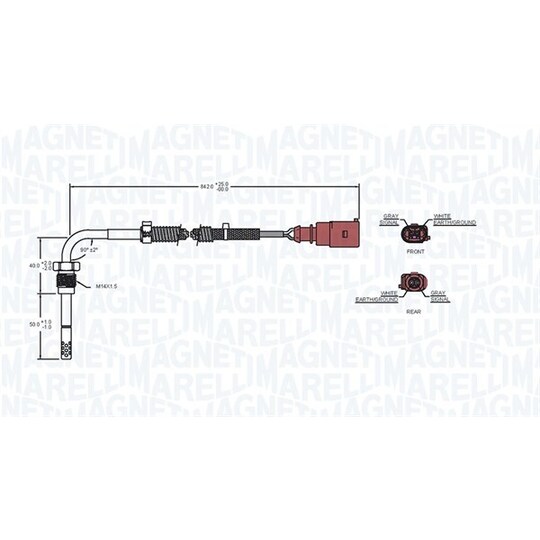 172000105010 - Sensor, exhaust gas temperature 