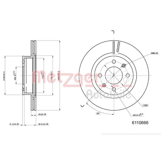 6110666 - Brake Disc 