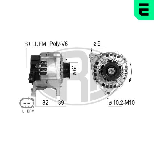 210200A - Alternator 