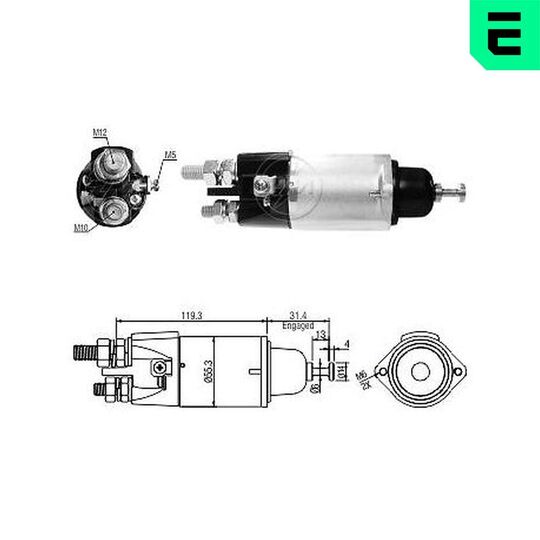 ZM3898 - Solenoid Switch, starter 