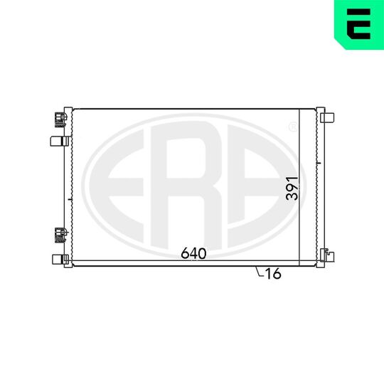 667021 - Condenser, air conditioning 