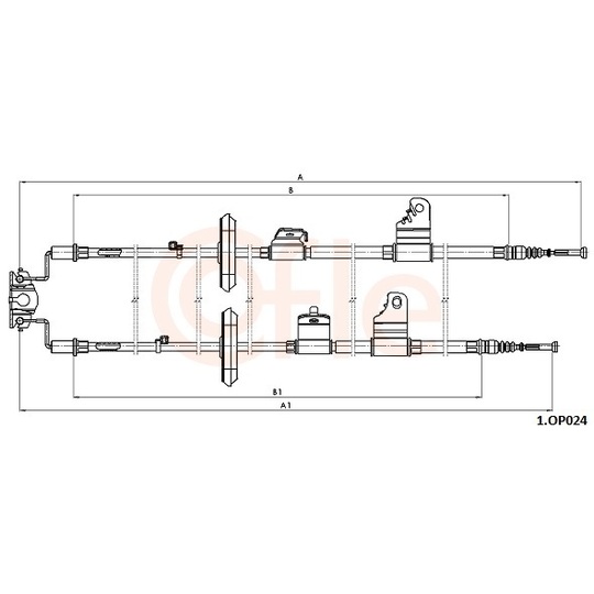 92.1.OP024 - Cable, parking brake 