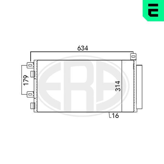 667051 - Condenser, air conditioning 