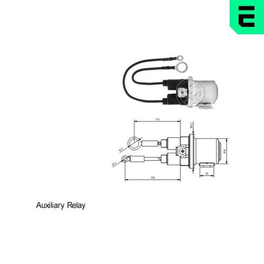 ZM8408 - Solenoid Switch, starter 