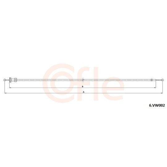 92.6.VK002 - Bonnet Cable 