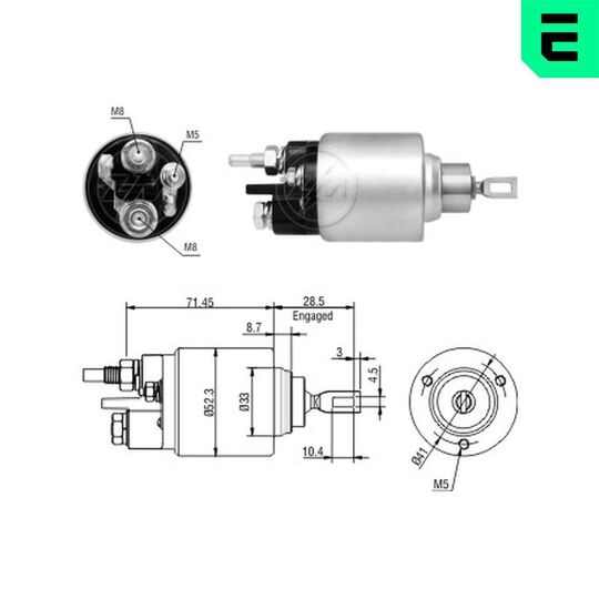 ZM1379 - Magnetlülitus, starter 