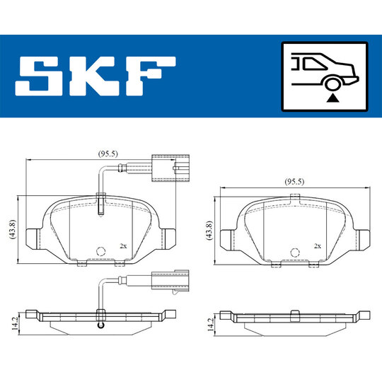 VKBP 90391 E - Brake Pad Set, disc brake 