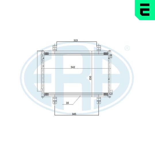 667264 - Condenser, air conditioning 