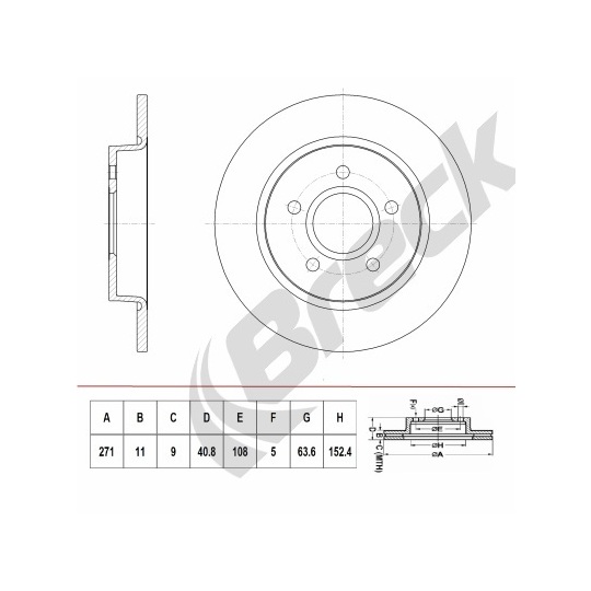 BR 068 SA100 - Brake Disc 