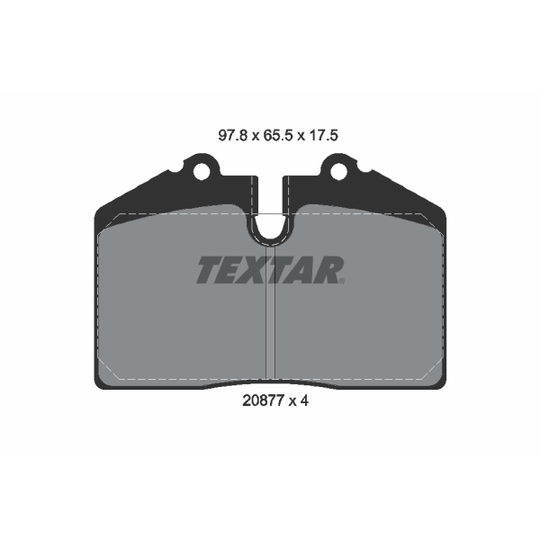 2087708 - Brake Pad Set, disc brake 