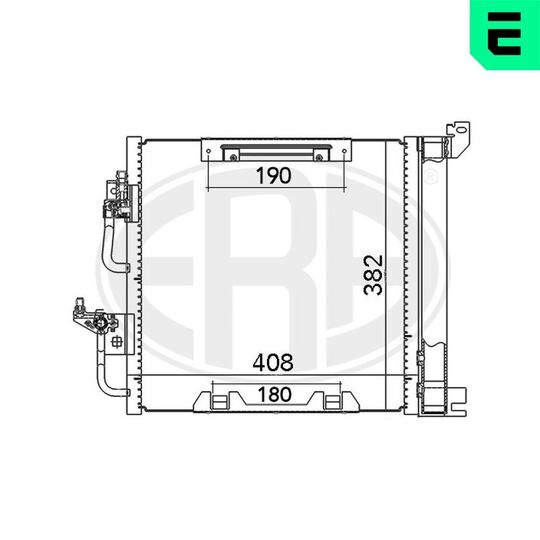 667019 - Condenser, air conditioning 