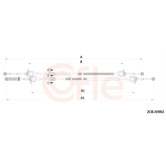 92.2CB.IV002 - Vajer, manuell transmission 