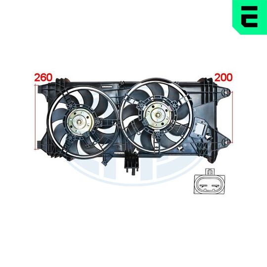 352073 - Fan, radiator 